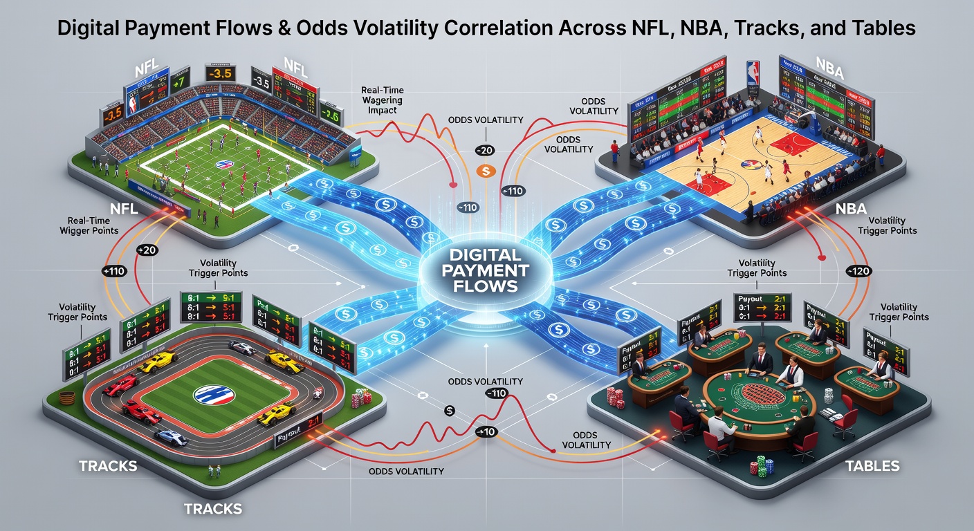Mobile transaction dashboard overlaying live horse racing odds and casino table game probabilities