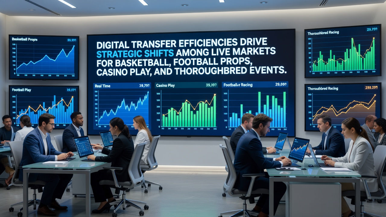 Digital transfer systems connecting basketball props, football markets, casino tables, and thoroughbred racing platforms in real time