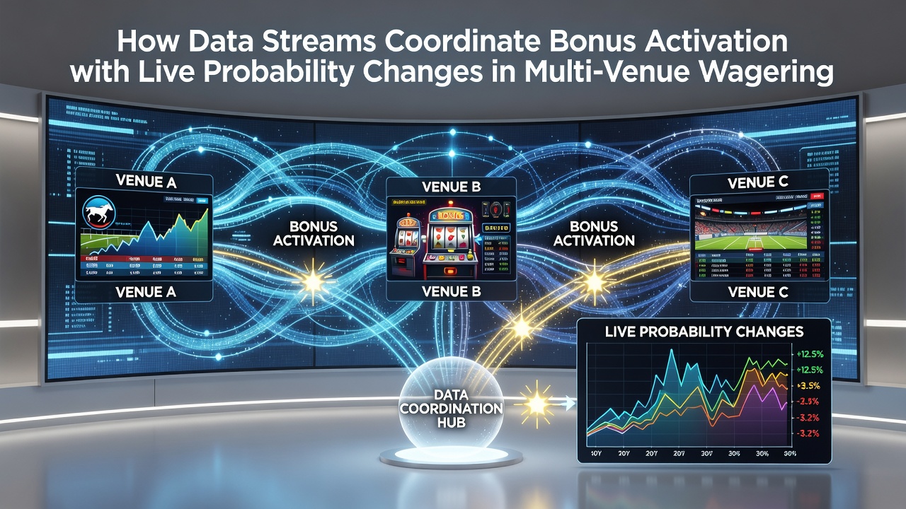 Live probability changes and bonus activations displayed across synchronized wagering interfaces