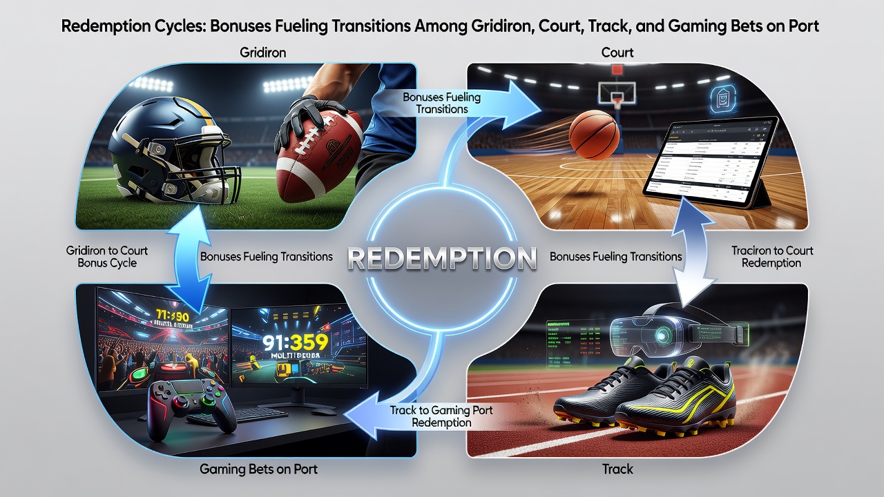 User navigating between sports betting markets and casino games using bonus credits on a smartphone