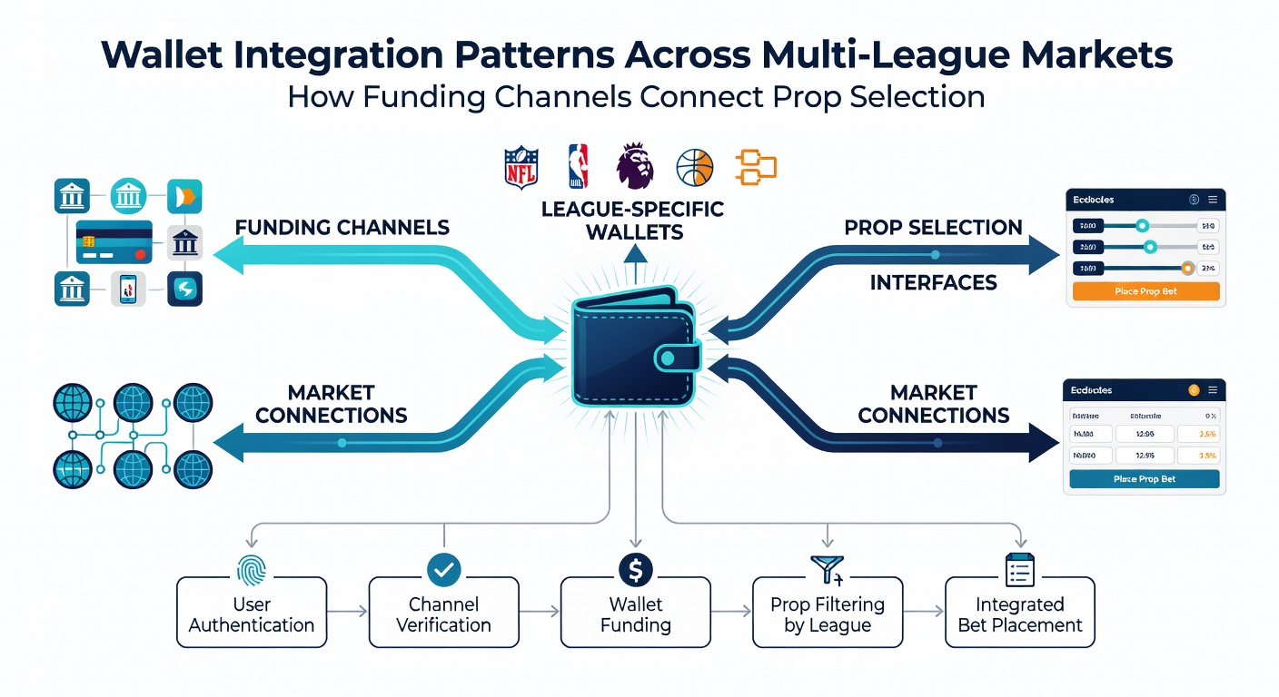 Transaction flow diagram illustrating wallet connections between horse racing forms, team sport props, and casino table results