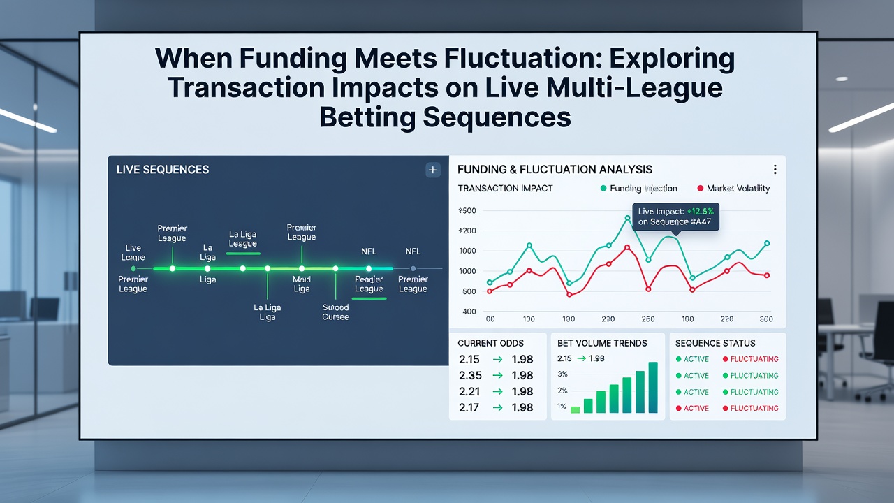 Diagram of funding pathways linking NFL, NBA, horse racing, and casino markets during live sequences
